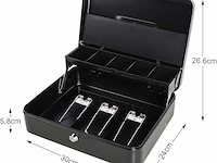 Parrency grote geldcassette (zwart) - afbeelding 2 van  3