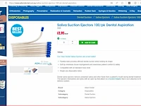 Partij 1,2 miljoen saliva ejectors/speekselafzuigers voor tandartsen - afbeelding 10 van  13
