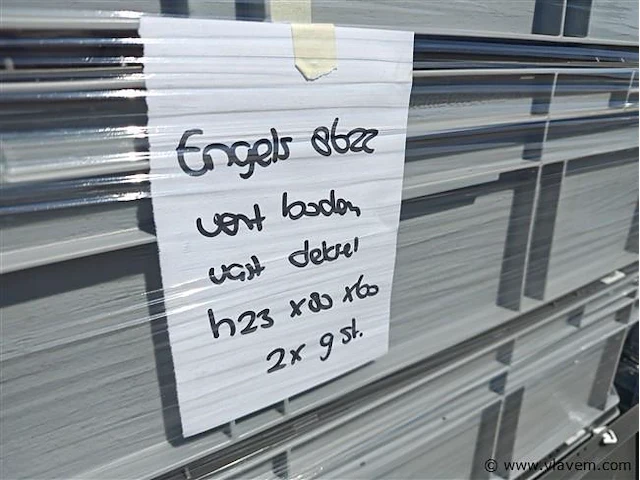 Partij 18 stuks engels stapelbakken - afbeelding 7 van  9