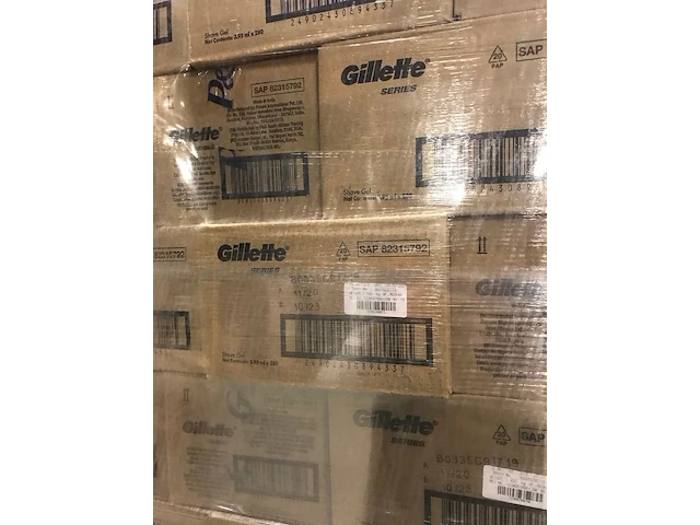 Partij 2.096.640 stuks gilette scheergel 3.95ml - afbeelding 2 van  12