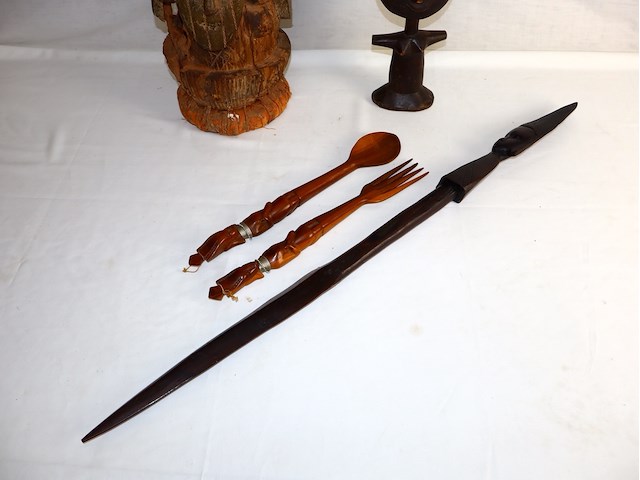 Partij afrikaanse kunst - afbeelding 2 van  4