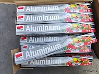 Partij aluminiumfolie 5m 18 rollen - afbeelding 1 van  1