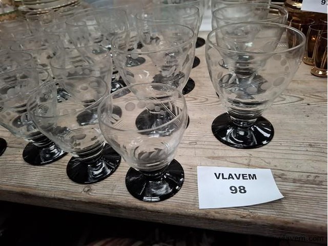 Partij antieke glazen - afbeelding 2 van  4