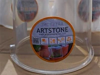 Partij art stone kweken in pot deksels,5 stuks - afbeelding 2 van  2