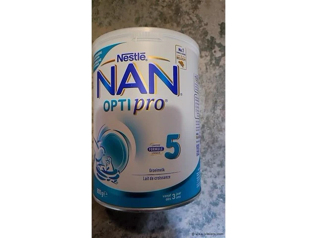 Partij babyvoeding nan optipro 5 & nutrillion 2 800gr 5 dozen - afbeelding 4 van  6