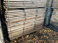 Partij bekantrechte eiken planken rustiek - afbeelding 2 van  3