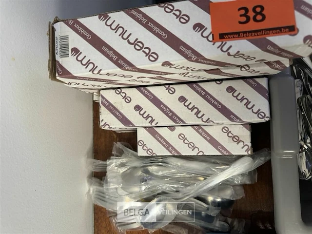 Partij bestek nieuw in doos - afbeelding 4 van  4