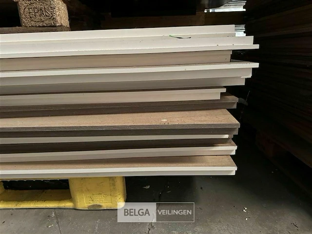 Partij binnen deuren wit afm ± 2040x0830mm - afbeelding 2 van  15