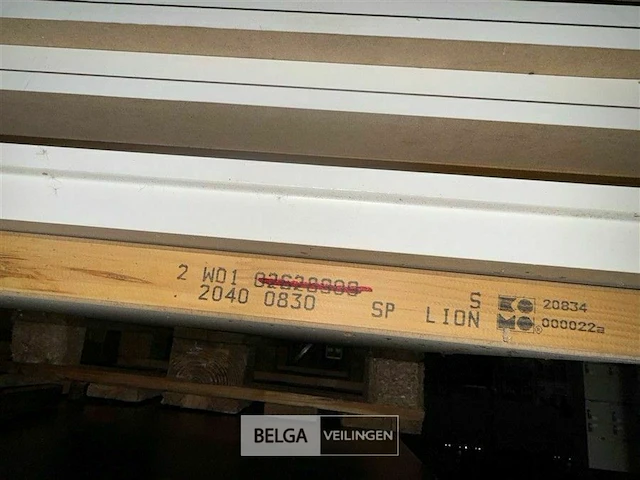 Partij binnen deuren wit afm ± 2040x0830mm - afbeelding 7 van  15