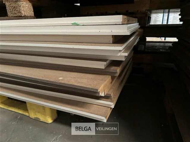 Partij binnen deuren wit afm ± 2040x0830mm - afbeelding 8 van  15