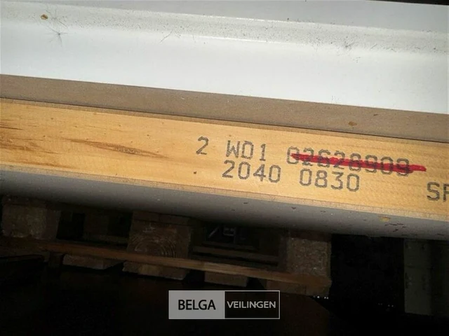 Partij binnen deuren wit afm ± 2040x0830mm - afbeelding 11 van  15