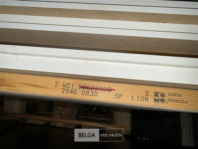 Partij binnen deuren wit afm ± 2040x0830mm - afbeelding 12 van  15