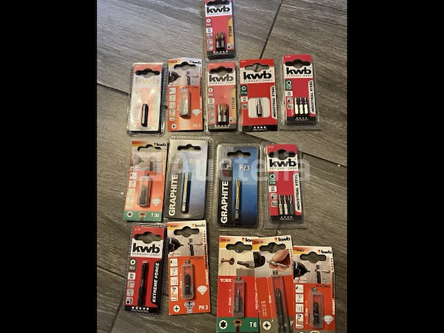 Partij bitjes kwb/graphite - afbeelding 1 van  5