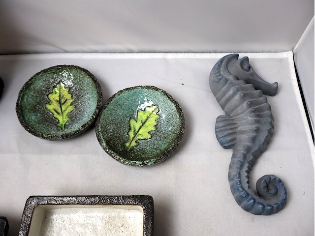 Partij blauw aardewerk - afbeelding 3 van  5