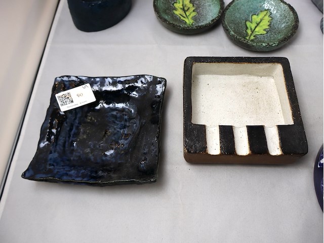 Partij blauw aardewerk - afbeelding 4 van  5