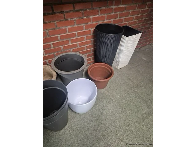 Partij bloempotten - afbeelding 3 van  3