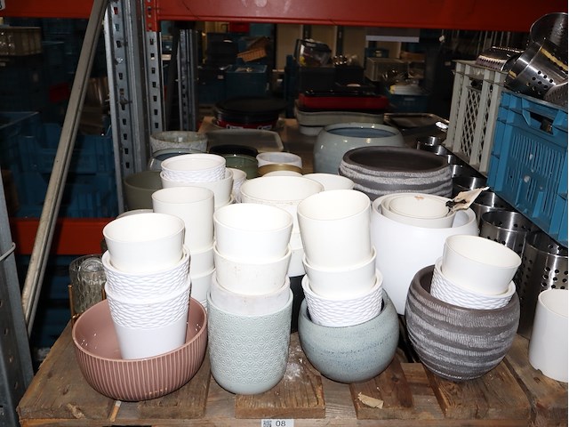 Partij bloempotten - afbeelding 1 van  5