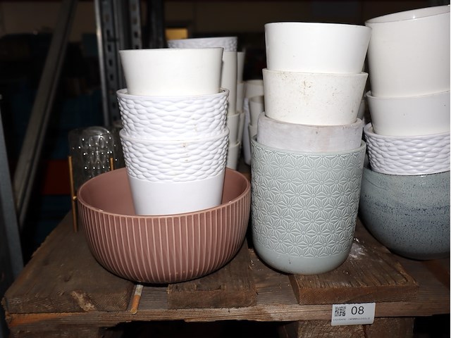 Partij bloempotten - afbeelding 2 van  5