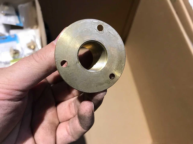 Partij bonfix soldeerfitting muurplaat 1/2" x 1/2" (303x) - afbeelding 2 van  6
