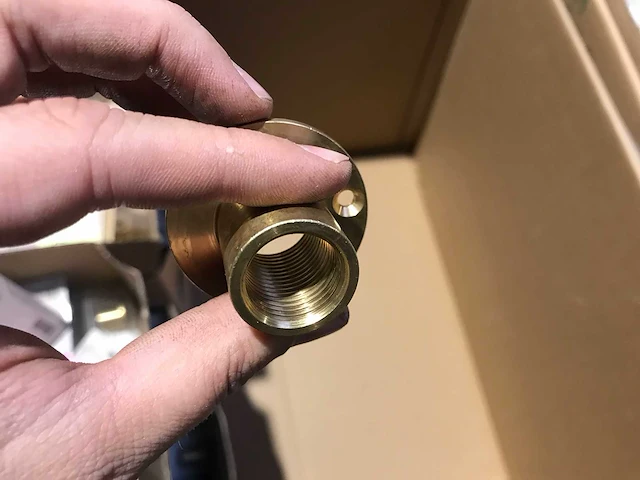 Partij bonfix soldeerfitting muurplaat 1/2" x 1/2" (303x) - afbeelding 4 van  6