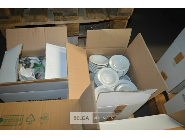 Partij borden servies etc per pallet - afbeelding 4 van  4