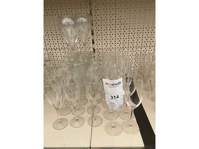 Partij champagne glazen - afbeelding 1 van  1