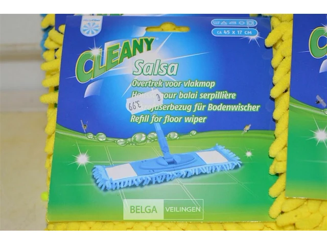 Partij cleany overtrek voor vlakmop 45x17cm - afbeelding 2 van  2