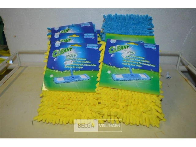 Partij cleany overtrek voor vlakmop 45x17cm - afbeelding 1 van  2