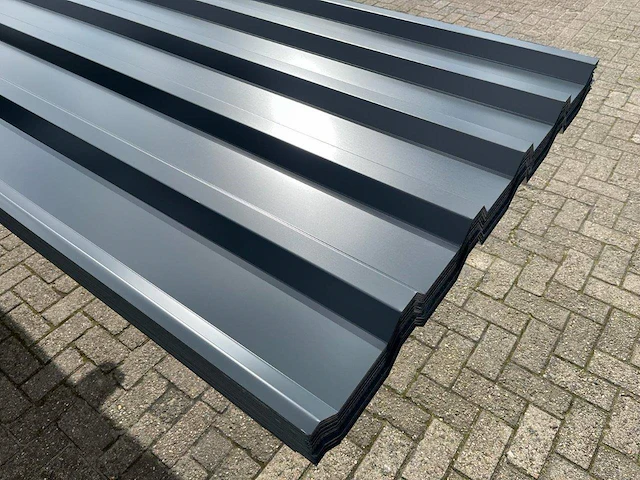 Partij dakplaten 2500x1100mm 21 stuks nieuw - afbeelding 1 van  1