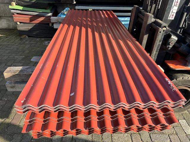 Partij dakplaten 260x85cm 65 stuks nieuw - afbeelding 1 van  1