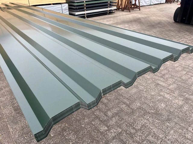 Partij dakplaten 500x109cm 41 stuks nieuw - afbeelding 1 van  1