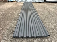 Partij dakplaten 595x111cm 27 stuks nieuw met antidrup doek - afbeelding 1 van  1