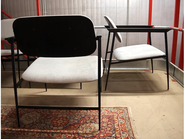 Partij design stoelen ethnicraft x6 - afbeelding 2 van  6