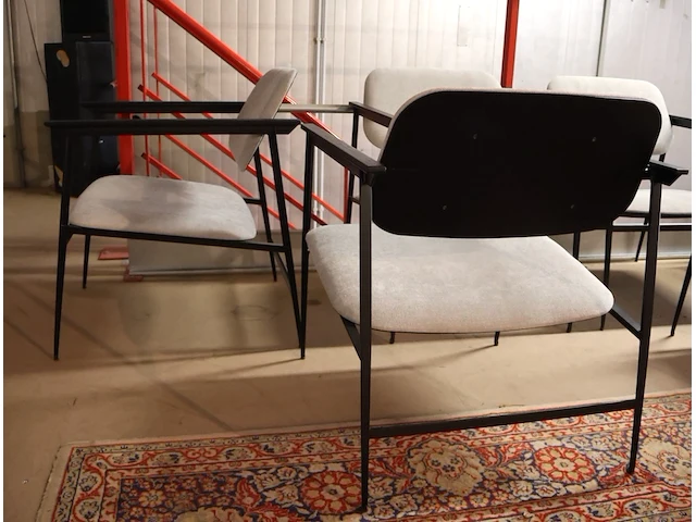 Partij design stoelen ethnicraft x6 - afbeelding 3 van  6