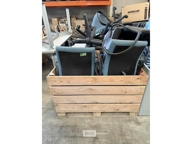 Partij div bureaustoelen (8x) - afbeelding 1 van  6