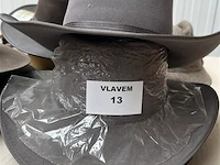 Partij div. cowboyhoeden - afbeelding 1 van  4