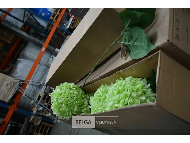 Partij div deco bloemen en decobladeren - afbeelding 3 van  4