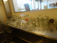 Partij div glazen decoratie