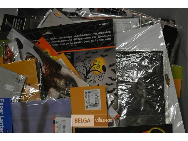 Partij div halloween doeken en deco - afbeelding 3 van  6