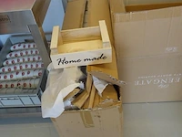 Partij div houten decoratie bakjes - afbeelding 3 van  11