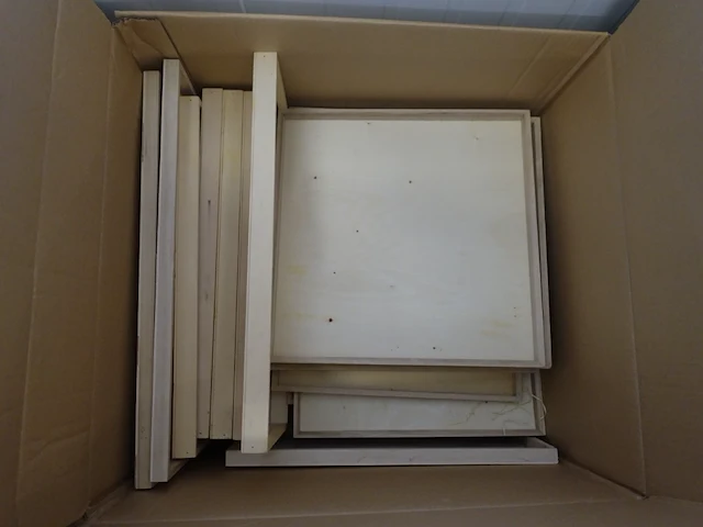 Partij div houten decoratie bakjes - afbeelding 9 van  11