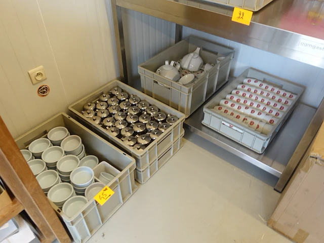 Partij div koffie/thee potjes - afbeelding 1 van  7