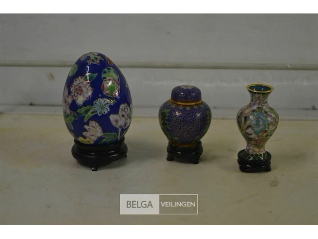 Partij div mini deco vaasjes en kommen - afbeelding 1 van  2