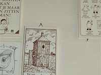 Partij div wc spreuken op tegels - afbeelding 7 van  7