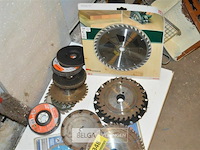 Partij div zaagbladen, slijpschijven, hout en metaal - afbeelding 2 van  2