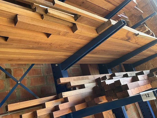 Partij divers hout beuk/sippo/merbau - afbeelding 4 van  8