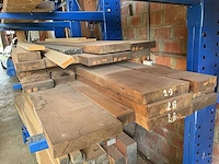 Partij divers hout beuk/sippo/merbau - afbeelding 5 van  8
