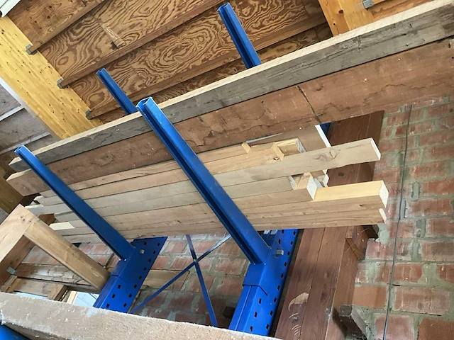 Partij divers hout beuk/sippo/merbau - afbeelding 7 van  8