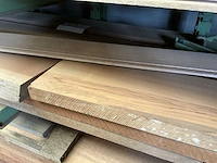 Partij divers hout, wo redwood, meranti - afbeelding 12 van  12