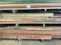 Partij divers hout, wo redwood, meranti - afbeelding 3 van  12